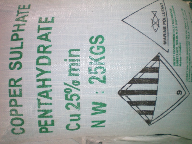 CuSO4.7H2O - Copper Sulphate Pentahydrate 99% - Công Ty TNHH Phát Thiên Phú